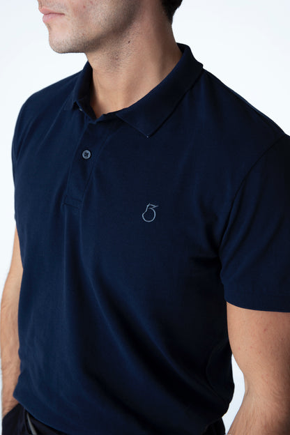 Brahms Polo Navy